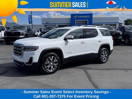 Summit White 2023 GMC Acadia FWD SLT