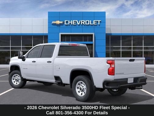 Summit White 2026 Chevrolet Silverado 3500 WT