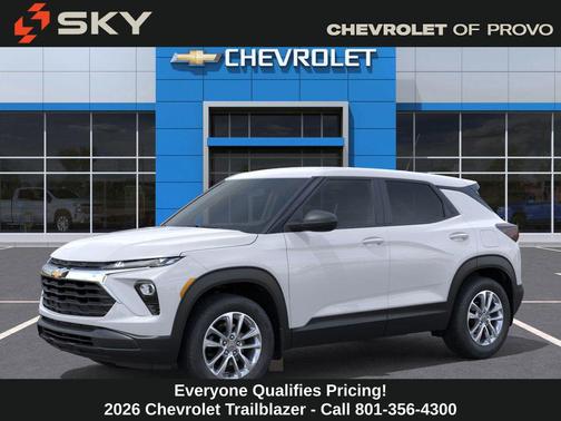 Summit White 2026 Chevrolet Trailblazer LS