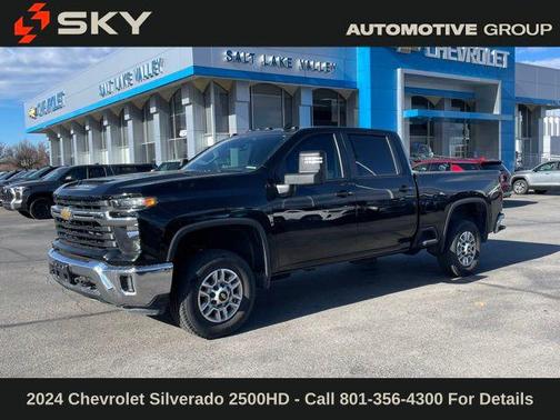 Black 2024 Chevrolet Silverado 2500 LT