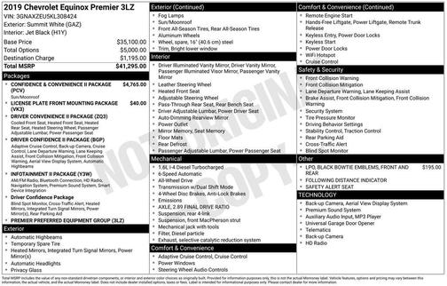2019 Chevrolet Equinox Premier