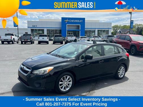 Obsidian Black Pearl 2012 Subaru Impreza 2.0i Premium
