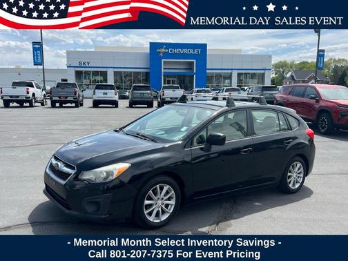 Obsidian Black Pearl 2012 Subaru Impreza 2.0i Premium