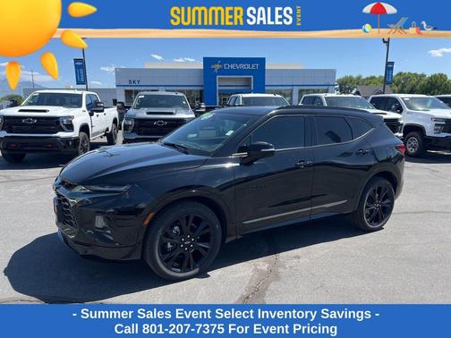 Black 2022 Chevrolet Blazer RS