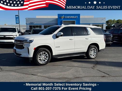 Summit White 2023 Chevrolet Tahoe LT