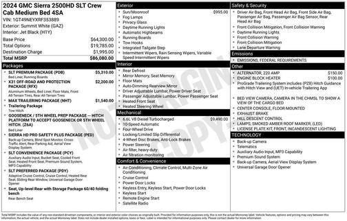 2024 GMC Sierra 2500 SLT