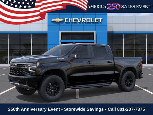 Black 2026 Chevrolet Silverado 1500 ZR2
