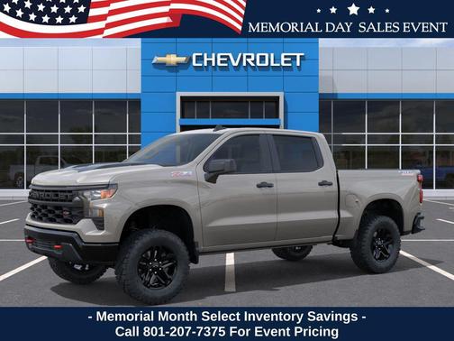 White Sands 2026 Chevrolet Silverado 1500 Custom Trail Boss
