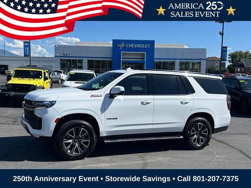 Summit White 2022 Chevrolet Tahoe 4WD Z71