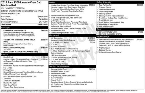 2014 RAM 1500 Laramie