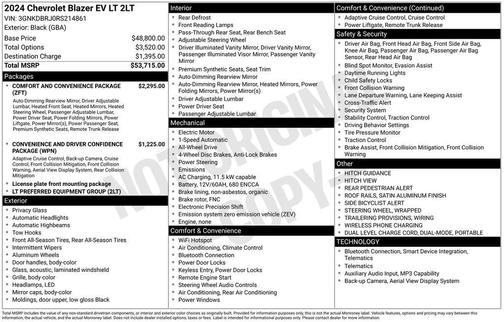 2024 Chevrolet Blazer EV eAWD LT