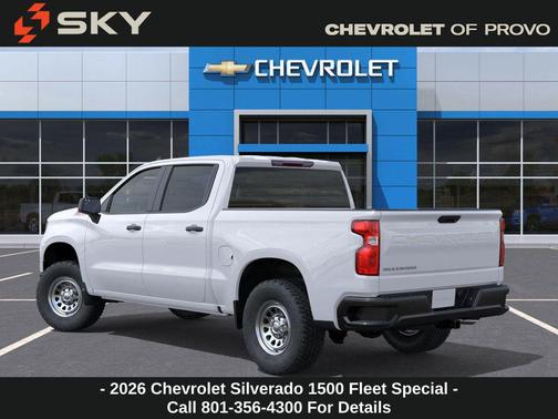 Summit White 2026 Chevrolet Silverado 1500 Base