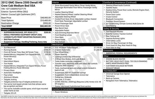 2012 GMC Sierra 2500 Denali