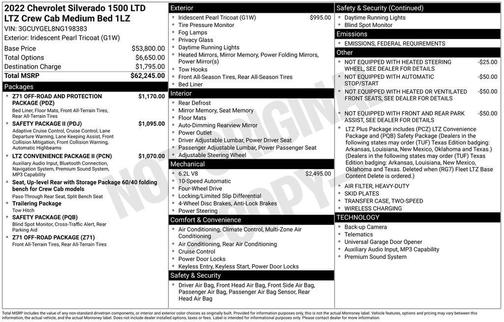 2022 Chevrolet Silverado 1500 LTZ