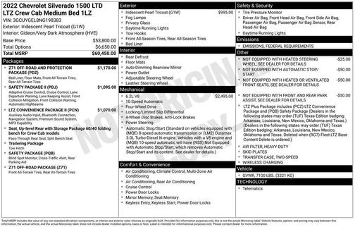2022 Chevrolet Silverado 1500 LTZ