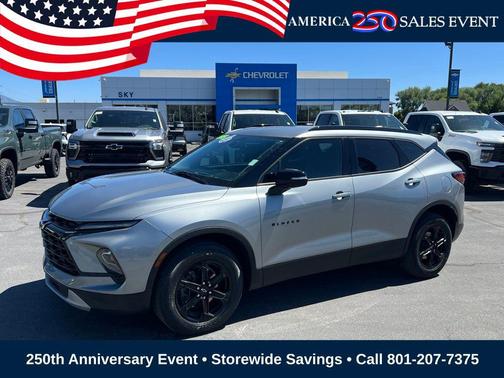 Sterling Gray Metallic 2024 Chevrolet Blazer 3LT