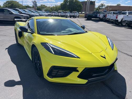 Accelerate Yellow Metallic 2024 Chevrolet Corvette 1LT RWD