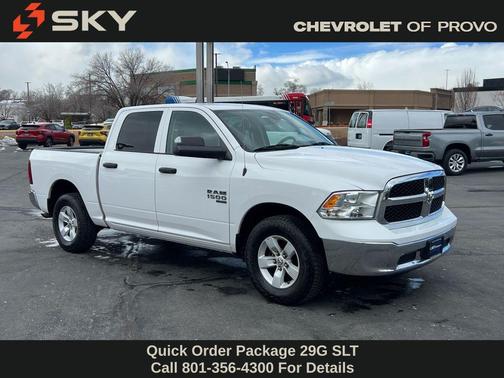 Bright White Clearcoat 2023 RAM 1500 Classic SLT