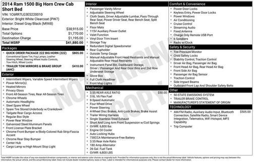 2014 RAM 1500 Big Horn