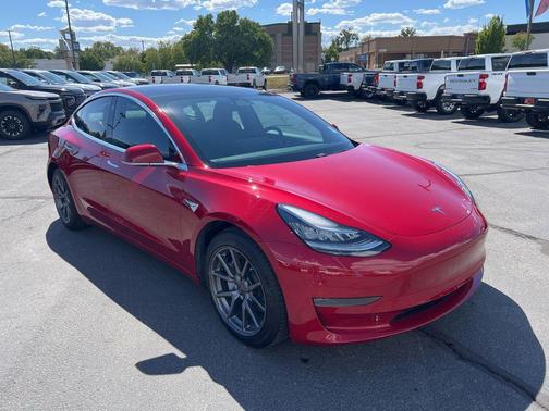 Red Multi-Coat 2018 Tesla Model 3 Long Range