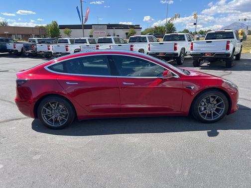 Red Multi-Coat 2018 Tesla Model 3 Long Range