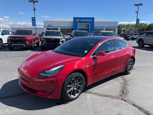 Red Multi-Coat 2018 Tesla Model 3 Long Range