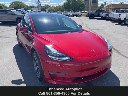 Red Multi-Coat 2018 Tesla Model 3 Long Range