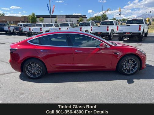 Red Multi-Coat 2018 Tesla Model 3 Long Range