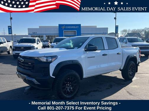 Summit White 2025 Chevrolet Colorado Trail Boss