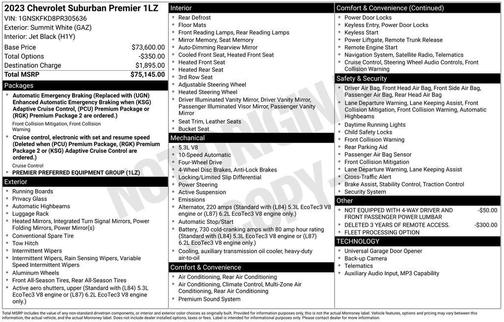 2023 Chevrolet Suburban Premier
