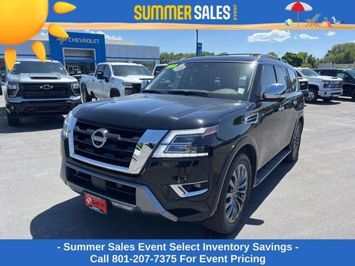 Super Black 2023 Nissan Armada Platinum 4WD