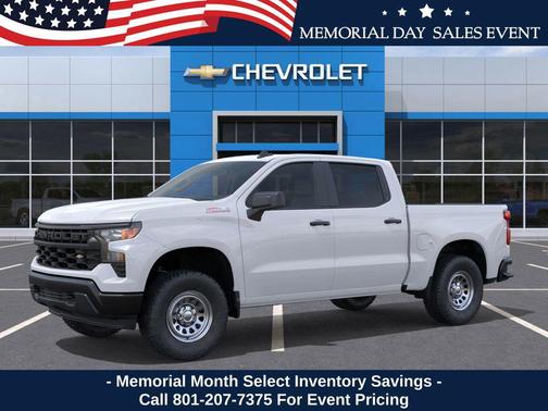 Summit White 2026 Chevrolet Silverado 1500 Base
