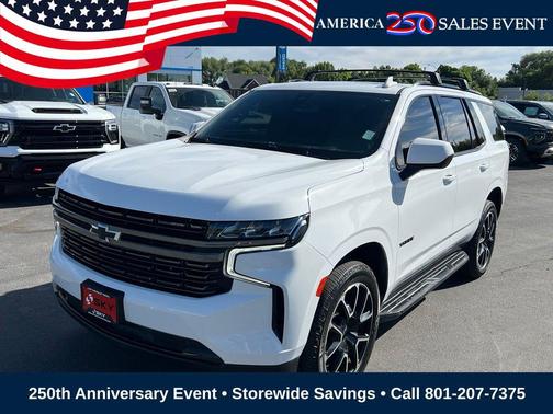 Summit White 2021 Chevrolet Tahoe 4WD RST