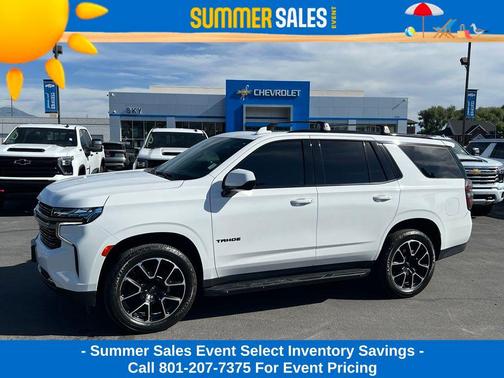 Summit White 2021 Chevrolet Tahoe 4WD RST