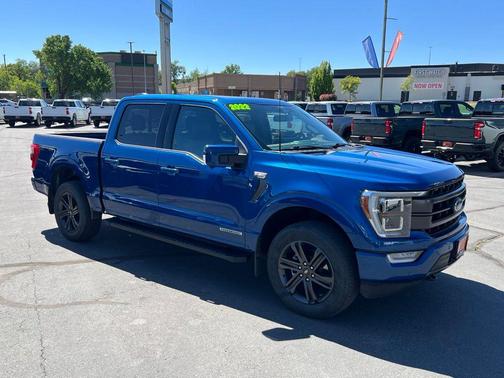 Blue 2022 Ford F-150