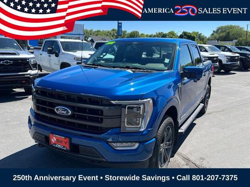 Blue 2022 Ford F-150