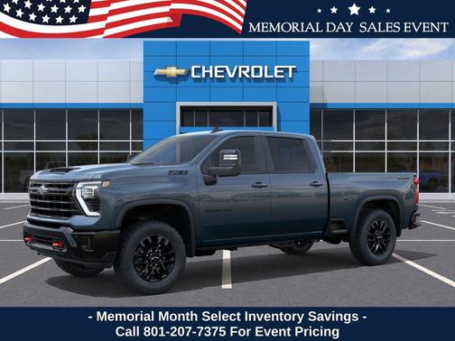 Lakeshore Blue Metallic 2026 Chevrolet Silverado 3500 LT