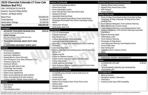 2025 Chevrolet Colorado LT