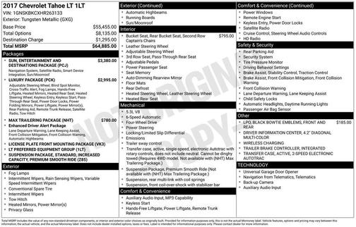 2017 Chevrolet Tahoe LT