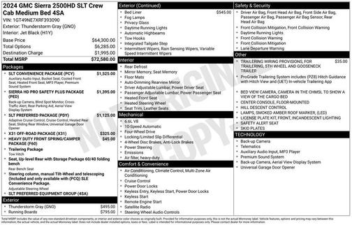 2024 GMC Sierra 2500 SLT