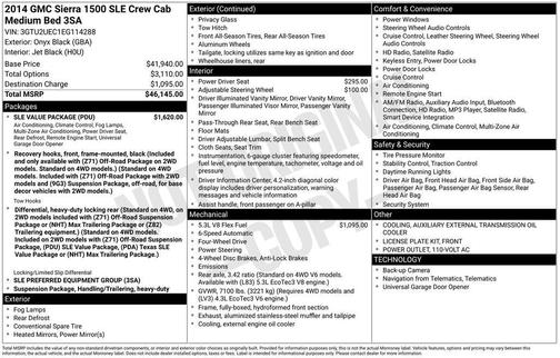 2014 GMC Sierra 1500 SLE