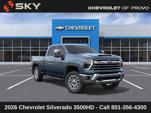 Lakeshore Blue Metallic 2026 Chevrolet Silverado 3500 LTZ
