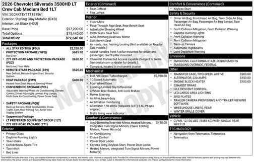 2026 Chevrolet Silverado 3500 LT