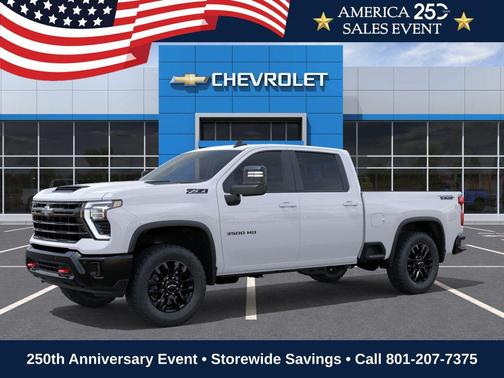 Summit White 2026 Chevrolet Silverado 3500 LT