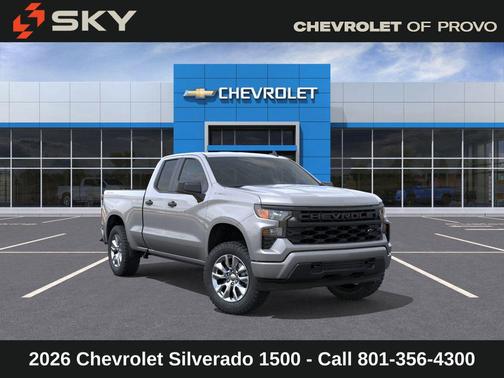 Sterling Gray Metallic 2026 Chevrolet Silverado 1500 Custom