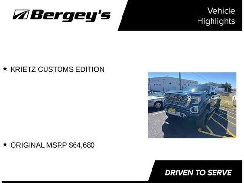 Pacific Blue Metallic 2021 GMC Sierra 1500 Denali