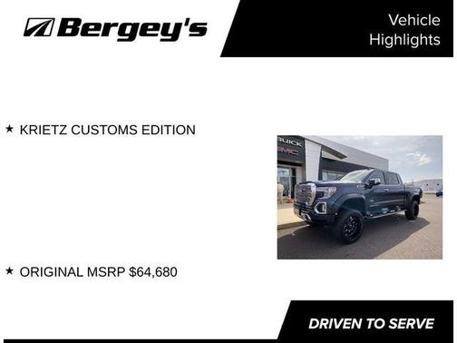 Pacific Blue Metallic 2021 GMC Sierra 1500 Denali