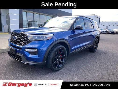 Blue Metallic 2021 Ford Explorer ST
