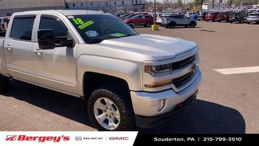 Silver Ice Metallic 2018 Chevrolet Silverado 1500 LT