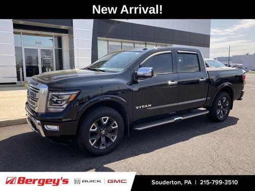 Black 2021 Nissan Titan Platinum Reserve